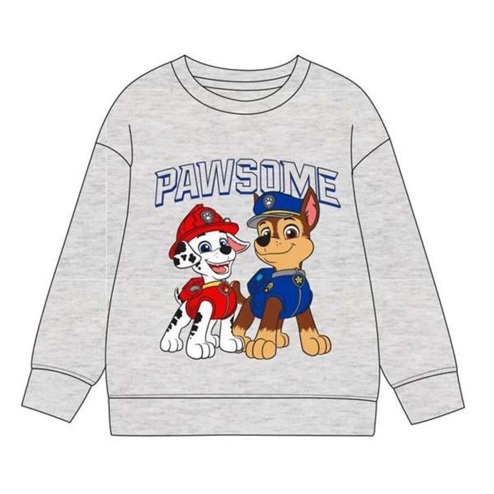 Sweat-shirt Enfant The Paw Patrol Gris 2 Sweat-shirt Enfant The Paw Patrol Gris 2
