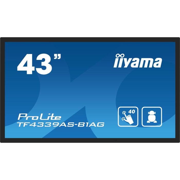 IIYAMA 108cm (43") TF4339AS-B1AG 16:9 M-Touch 2xHDMI+DP+USB 1