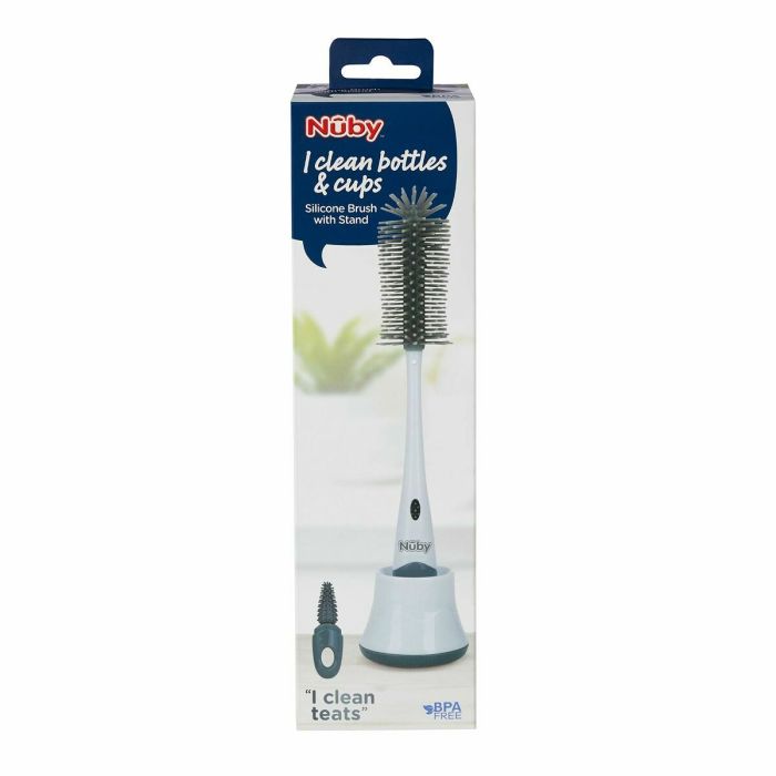 Brosse de Nettoyage Biberon et Tétine Nûby Poignée ergonomique 7