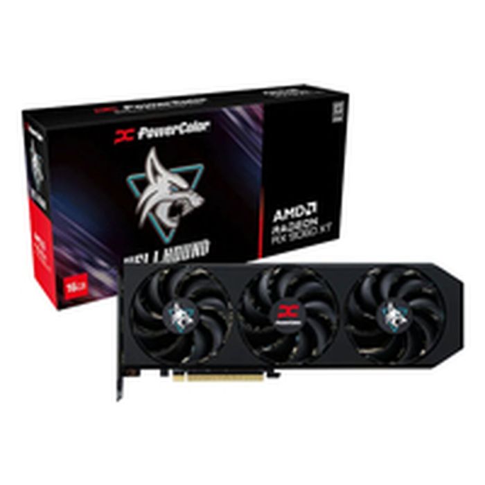Carte Graphique Powercolor RX9060XT 16G-L/OC RADEON RX 9060 XT 16 GB GDDR6 2