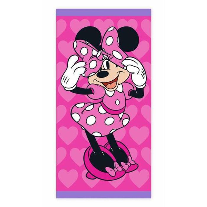 Serviette de plage Minnie Mouse Me time Coton 70 x 140 cm 0 Serviette de plage Minnie Mouse Me time Coton 70 x 140 cm 0