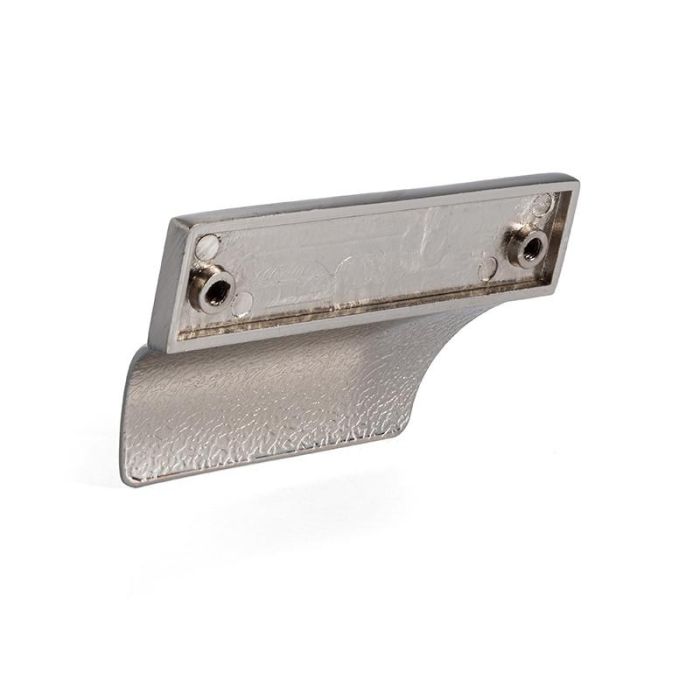 Tirador Zamak Modelo Hoz Distancia 64 Acabado Efecto Inox Herrajes Alk 2