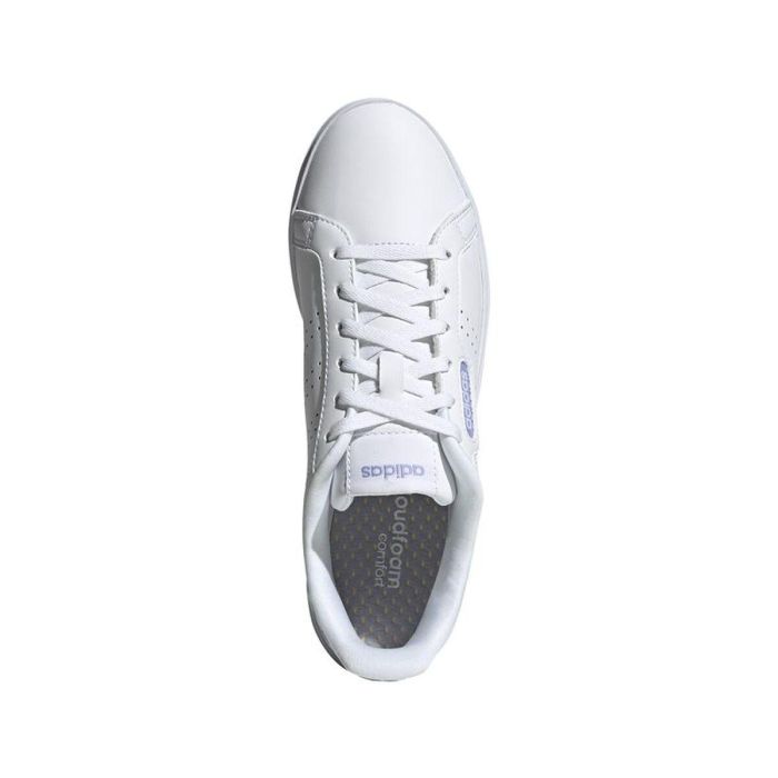 Chaussures de Running pour Adultes Adidas Courtpoint Base W Blanc 5