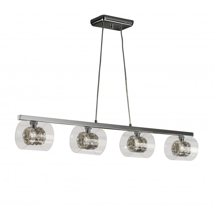 Lampe suspendue Flash SCH-391653 4xG9 avec ampoule blanc chaud 0