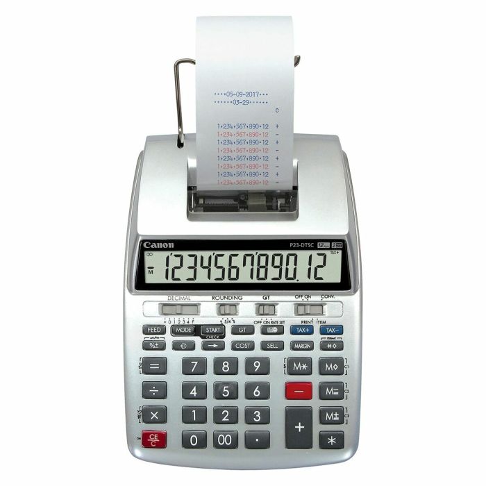 Calculatrice d’impression Canon Argenté