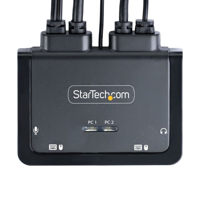 Switch KVM Startech C2-D46-UC2-CBL-KVM 1,2 m 1 Switch KVM Startech C2-D46-UC2-CBL-KVM 1,2 m 1