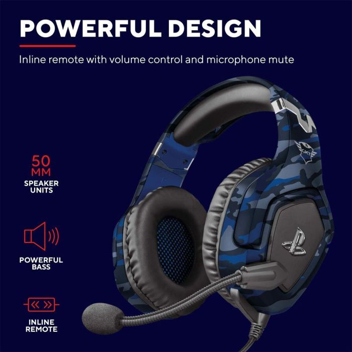 Casque Trust GXT 488 Forze PS4 Bleu 3 Casque Trust GXT 488 Forze PS4 Bleu 3