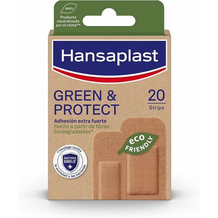 Pansements Hansaplast Green & Protect 20 Unités 2 Pansements Hansaplast Green & Protect 20 Unités 2