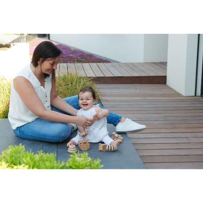 BEBECONFORT Coffret Cadeau D'eveil Jouet En Bois :Jouet A Rouler Lion + Hochet Grelot Tigre + Hochet Gling-Gling - Hippo 2 BEBECONFORT Coffret Cadeau D'eveil Jouet En Bois :Jouet A Rouler Lion + Hochet Grelot Tigre + Hochet Gling-Gling - Hippo 2