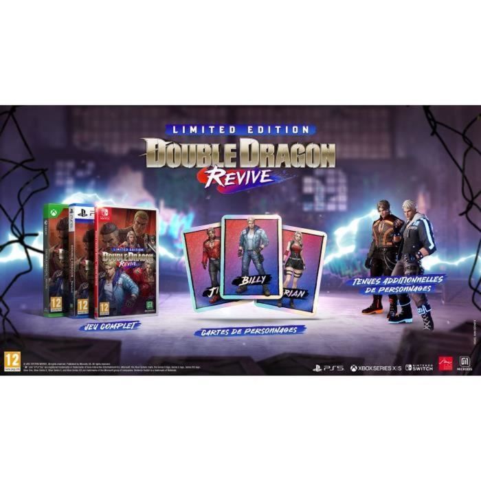 Jeu vidéo pour Switch Microids Double Dragon Revive - Limited Edition 11