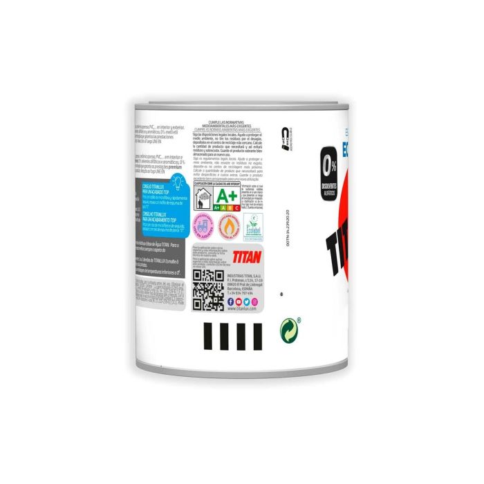 Peinture acrylique Titanlux 01t056614 Écologique 250 ml Blanc Satiné 1