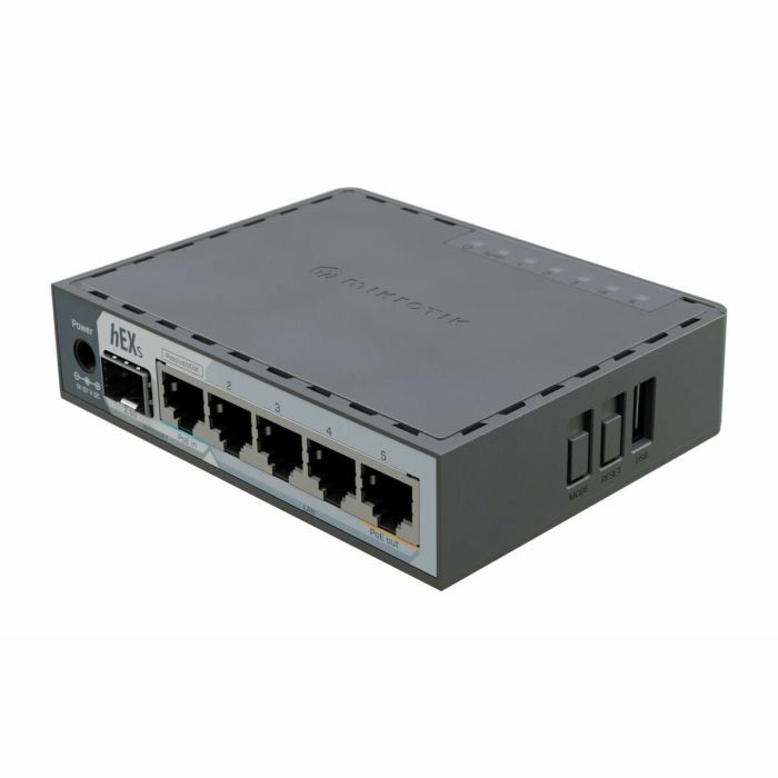 Router Mikrotik E60IUGS Noir USB RJ45 Ethernet LAN PoE x 1 USB 3.2 USB x 1 5
