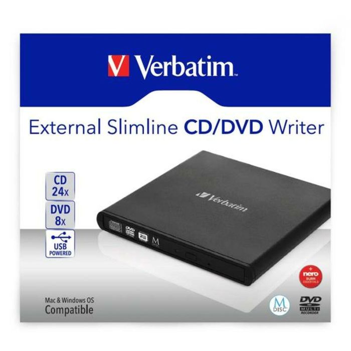 Graveur externe Verbatim Slimline CD/DVD 24x 1