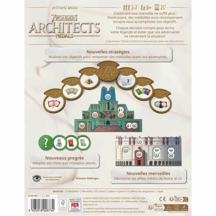 Jeu de société Asmodee 7 Wonders : Architects 1