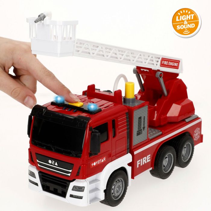 Camion de pompier son et lumière Speed & Go 26 x 14 x 9 cm (6 Unités) 4