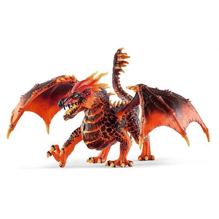 Dragon de lave,Figurine dragon schleich avec des parties mobiles, Dragon rouge jouet de la collection créature ELDRADOR pour 1 Dragon de lave,Figurine dragon schleich avec des parties mobiles, Dragon rouge jouet de la collection créature ELDRADOR pour 1