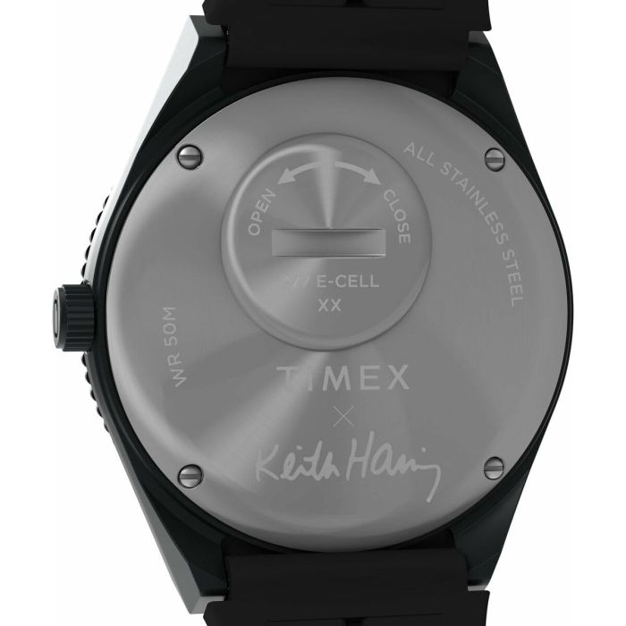 Montre Homme Timex Q X KEITH HARING SPECIAL EDT. Noir (Ø 38 mm) 2