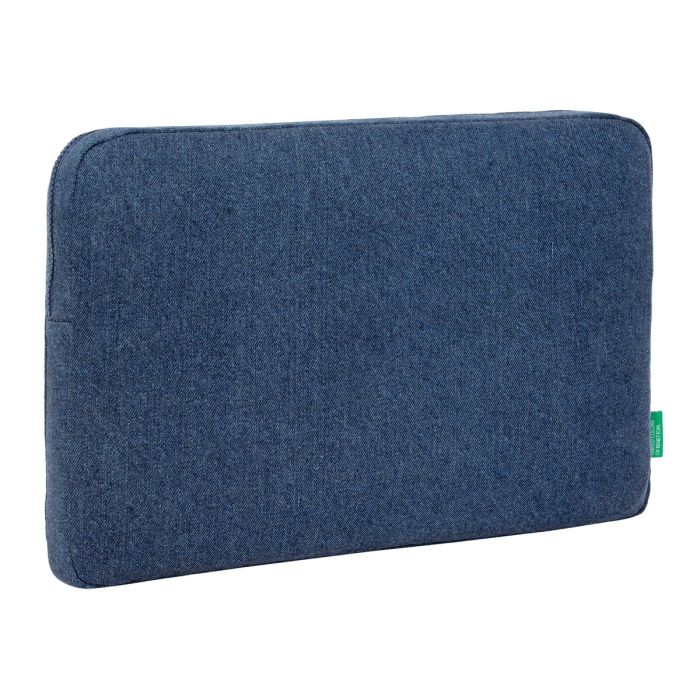Housse d'ordinateur portable Benetton Denim Bleu 15,6'' 39,5 x 27,5 x 3,5 cm 1
