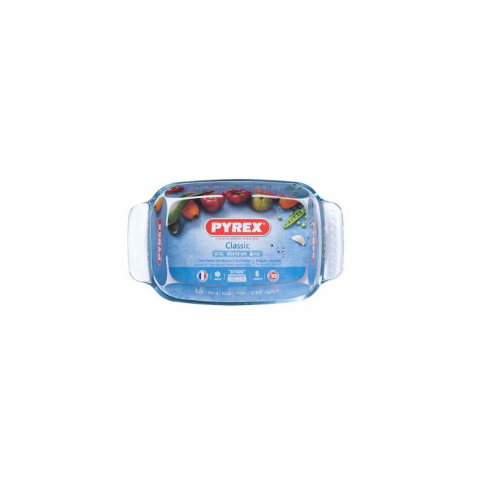 Plat de Four Pyrex 228B000/5640 Transparent verre 22 x 13 x 5 cm 1 Plat de Four Pyrex 228B000/5640 Transparent verre 22 x 13 x 5 cm 1