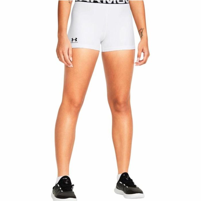 Leggings de Sport pour Femmes Under Armour Hg Shorty Blanc 2