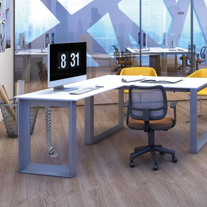 Emuca Colonne passe-câbles Pipe 4, Plastique, Peint aluminium 1 Emuca Colonne passe-câbles Pipe 4, Plastique, Peint aluminium 1