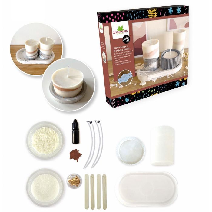 Atelier bougies et jesmonite - SYCOMORE - Make it XL - Des 12 ans 1 Atelier bougies et jesmonite - SYCOMORE - Make it XL - Des 12 ans 1