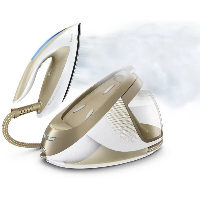 Philips GC9642/60 PerfectCare Elite - Plancha à vapeur, 7,2 bar, 490g/min pressing, réservoir 1,8L 1