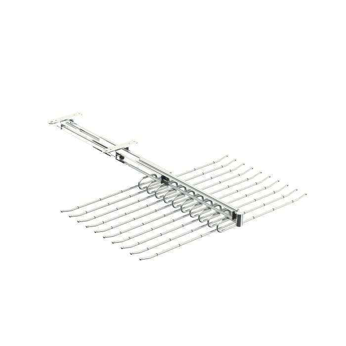 Pantalonero Doble Extraíble Serie Óptima. 20 Perchas Acabado Cromo. Herrajes Alk 1