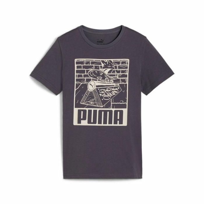 T shirt à manches courtes Enfant Puma Violet 0 T shirt à manches courtes Enfant Puma Violet 0