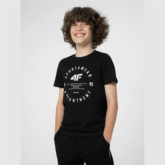 T-shirt à manches courtes enfant 4F M294 Deep Noir 1 T-shirt à manches courtes enfant 4F M294 Deep Noir 1