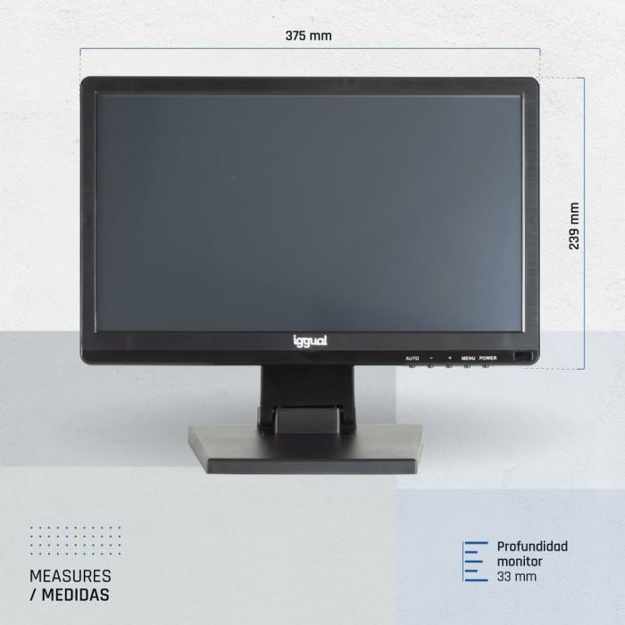 Écran iggual IGG319864 15" HD+ 4