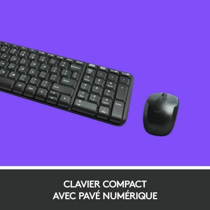 Clavier Logitech 920-008318 Noir Espagnol Qwerty 12