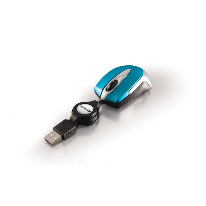 Souris Optique Mini Travel Verbatim 49022 Bleu 0 Souris Optique Mini Travel Verbatim 49022 Bleu 0