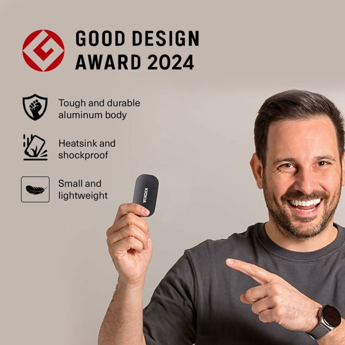 Disque Dur Externe Kioxia EXCERIA Plus G2 1 TB SSD 2 Disque Dur Externe Kioxia EXCERIA Plus G2 1 TB SSD 2