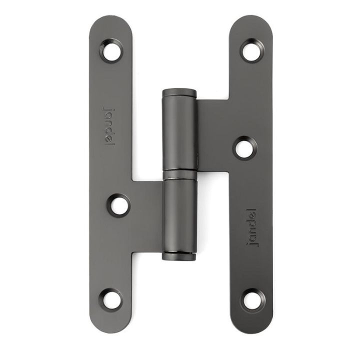 JANDEL 305/100 Poignée de porte finition anthracite, blanc et cuir droite/gauche