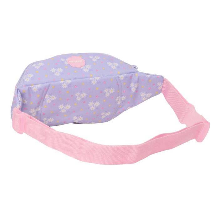 Sac banane Safta Bouquet Rose Lila 23 x 12 x 9 cm 2