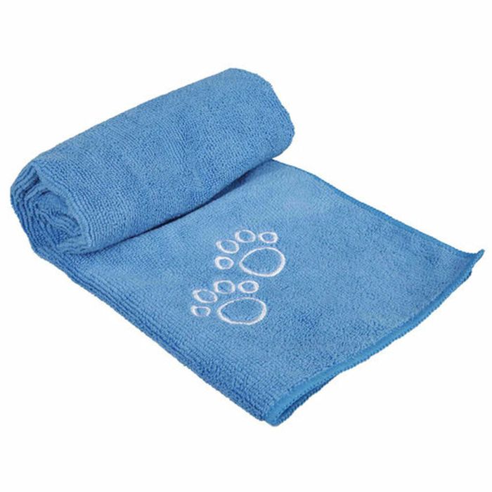 Serviette en Microfibre Trixie Bleu 50 × 60 cm 2