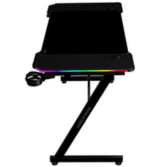 Bureau Gaming Mars Gaming ESCRITORIO ERGO RGB Noir 120 x 60 cm