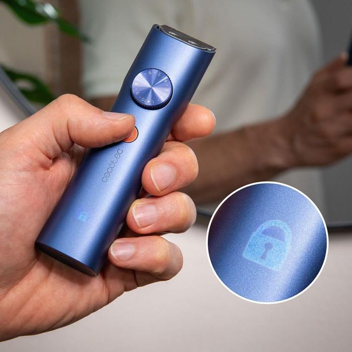 Tondeuse professionnelle Cecotec PrecisionCare Barber Pro rechargeable IPX7 bleu accessoires 6