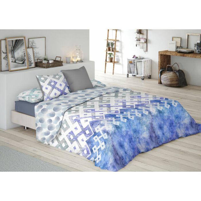 Parure de couette Pierre Cardin VAIL Bleu Lit 1 persone 3 Pièces 1