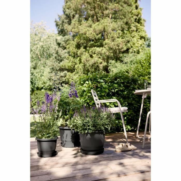 Pot Elho Amiga Round 40 Noir Anthracite 39 x 29 cm 3