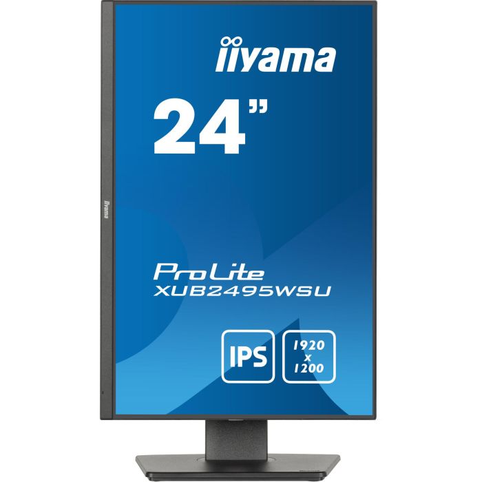 61,1cm/24" (1920x1200) Iiyama Prolite XUB2495WSU-B7 16:10 FHD IPS 4ms 75Hz HDMI DP USB Speaker Pivot Black 6