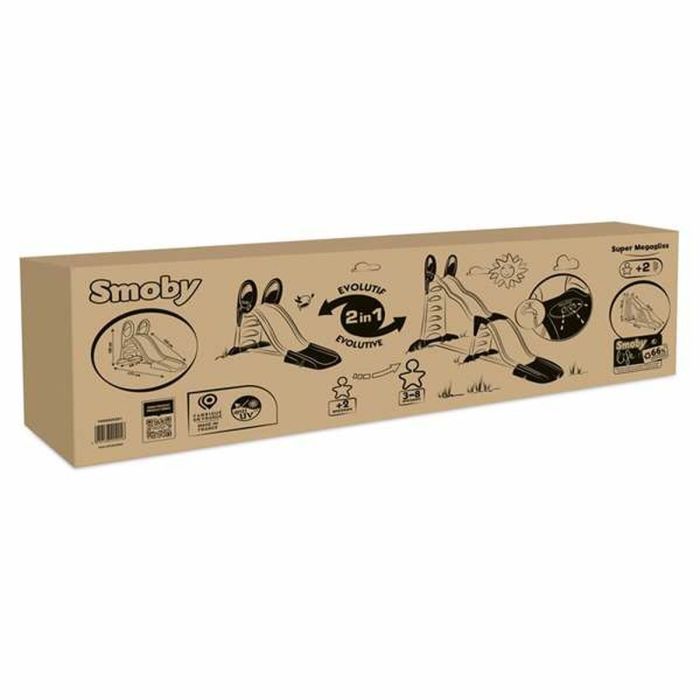 Toboggan d'eau Smoby Super Megagliss 1 Toboggan d'eau Smoby Super Megagliss 1