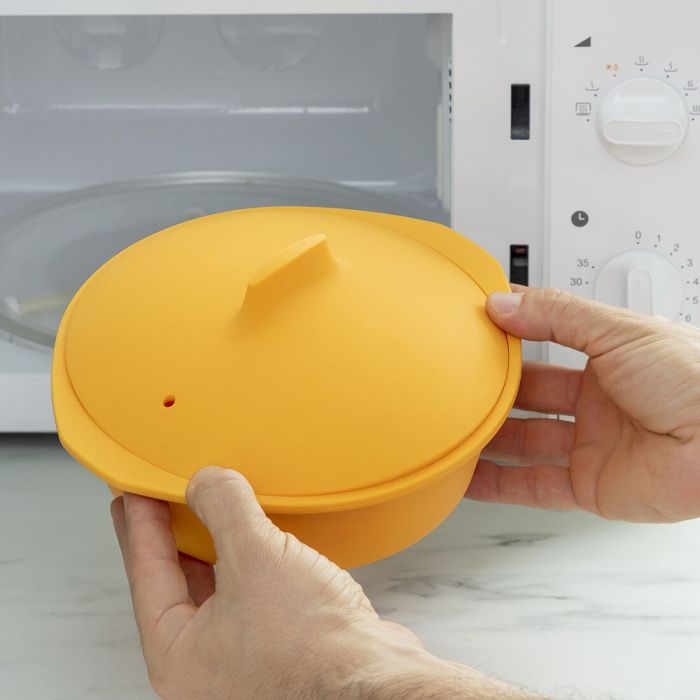 Cuiseur à Vapeur en Silicone Multifonction avec Recettes Silicotte InnovaGoods 7