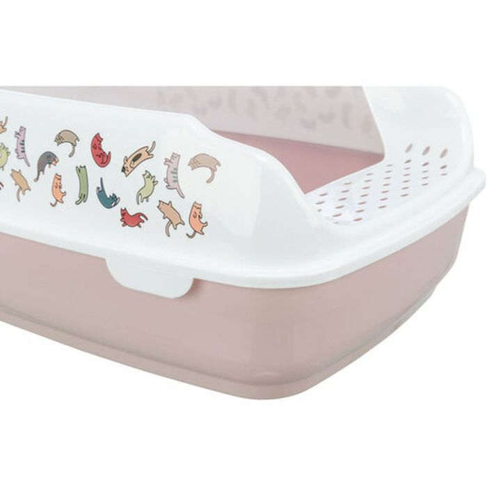 Bac à litière pour chats Trixie Delio Blanc Lila Plastique 38 × 20 × 50 cm 3 Bac à litière pour chats Trixie Delio Blanc Lila Plastique 38 × 20 × 50 cm 3