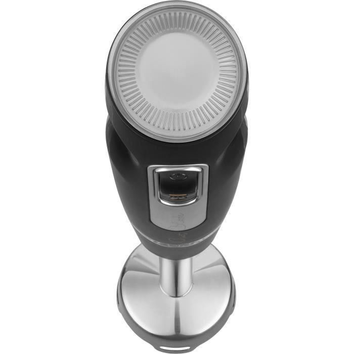 Sencor Mixeur Plongeant SHB 4359BK-EUE3 800 W - 2 Vitesses - 4 Lames Inox - Broye Glace - Noir avec Gobelet 700 ml