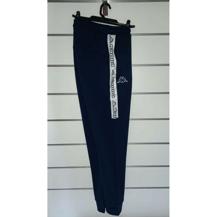 Pantalon pour Adulte Kappa 22283 LOGO TAPE Bleu Homme 1