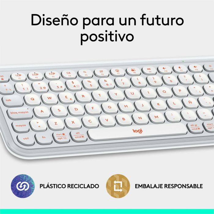 Clavier Logitech 920-013069 Blanc 1 Clavier Logitech 920-013069 Blanc 1