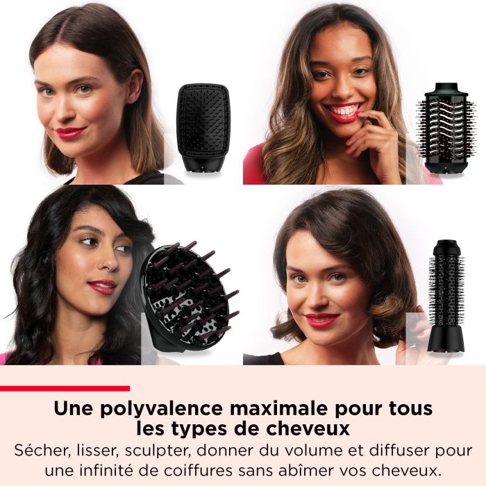 Multistyler 4-en-1 - REVLON - RVDR5373E - Pour cheveux texturés - 4 températures - Noir 3