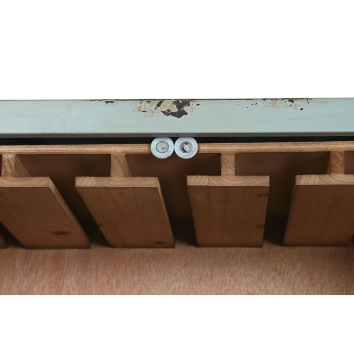 Range Bouteilles Home ESPRIT Turquoise Métal Bois MDF 76,5 x 39,5 x 157,5 cm 3 Range Bouteilles Home ESPRIT Turquoise Métal Bois MDF 76,5 x 39,5 x 157,5 cm 3